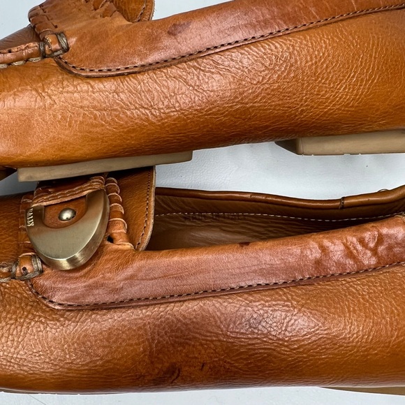 BALLY LANDOLFA EJ Soft LEATHER Loafers Brown Size E36 UE - Picture 13 of 16